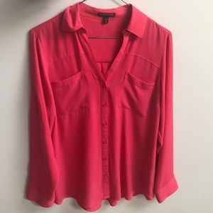EXPRESS FUCHSIA BLOUSE